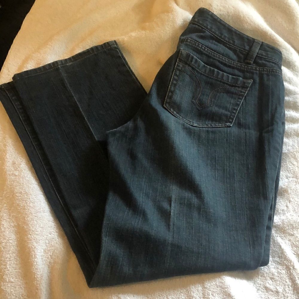 Loft Curvy Bootcut Jeans 